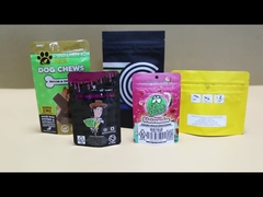 1g Kích thước nhỏ túi chống trẻ em màu đen với khóa khóa nhựa tự đứng