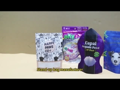 Nhà sản xuất PET bao bì thực phẩm đáy phẳng niềng cao su túi bao bì thực phẩm cho chó