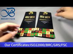 túi cà phê có thể phân hủy kín tám mặt