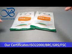 túi dây kéo đáy phẳng có thể tái chế