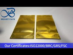 túi mylar chống trẻ em tùy chỉnh vàng