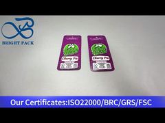 túi nhựa nhỏ màu tím đựng bánh anh đào