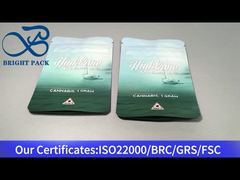 túi nhựa chống trẻ em màu xanh lá cây