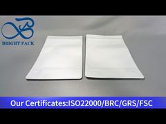 túi ziplock đứng màu trắng