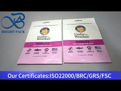 túi đứng bằng nhựa màu trắng để đóng gói thức ăn cho vật nuôi