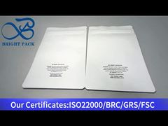 túi đứng chống trẻ em màu trắng