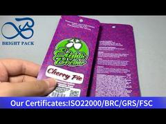 túi nhựa nhỏ màu tím 1g có nắp dễ xé