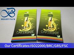 túi nhựa đứng nhỏ màu vàng chống trẻ em