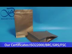 túi đáy phẳng màu vàng