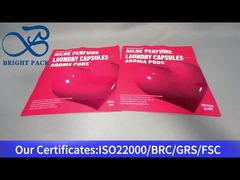 túi ziplock đứng lên màu đỏ cho túi giặt