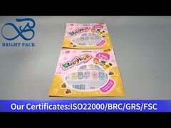 túi nhựa màu sắc với cửa sổ trong suốt cho đồ chơi trẻ em