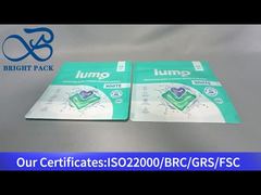 túi nhựa màu xanh lá cây đứng lên ziplock cho túi giặt