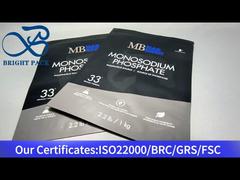 túi nhựa nhôm màu đen lớn để chứa monosodium phosphate 1kg