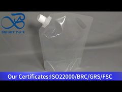 Túi vòi đựng chất lỏng trong suốt bán buôn