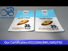 túi nhựa nhôm màu xanh để đóng gói cá