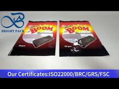 túi đóng gói thực phẩm có cửa sổ trong suốt cho cuộn giòn phủ sô cô la