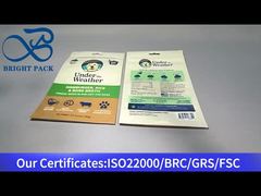 túi đựng thức ăn đứng màu nâu cho thức ăn cho chó