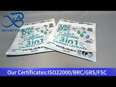 túi đứng màu trắng đựng viên giặt 420g