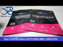 túi khóa zip đứng màu đen để bổ sung 1kg