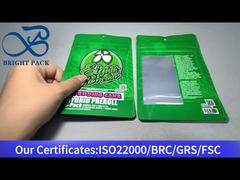 túi mylar cần sa với cửa sổ rõ ràng