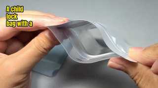 Túi khóa trẻ em có cửa sổ quan sát