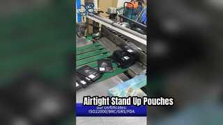 Túi đứng có dây kéo B2B Bán buôn Thực phẩm tùy chỉnh có thể khóa lại An toàn kín khí