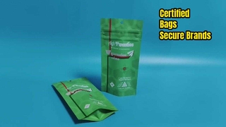 Túi đóng gói cần sa Số lượng lớn chống trẻ em được chứng nhận của Hoa Kỳ cho các thương hiệu