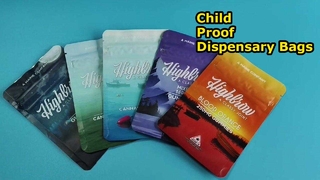 Túi nhựa chống trẻ em được cấp bằng sáng chế của Hoa Kỳ cho các tiêu chuẩn tuân thủ của cơ sở phân phối cần sa