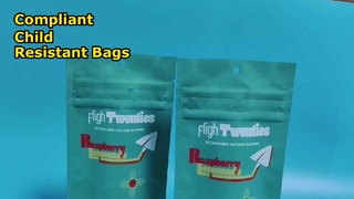 Túi cỏ Số lượng lớn chống trẻ em tuân thủ theo yêu cầu của Hoa Kỳ cho các thương hiệu cần sa