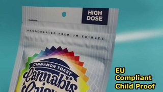 Bao bì chống trẻ em Số lượng lớn được chứng nhận của Hoa Kỳ dành cho các thương hiệu và trạm phân phối cần sa ở EU