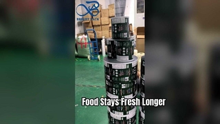 Màng cuộn bao bì thực phẩm Màng bảo quản độ tươi cấp thực phẩm có rào cản cao