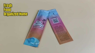 Túi dây kéo nhựa kín khí có thể tái sử dụng để lưu trữ thực phẩm và nhu cầu tổ chức hộ gia đình