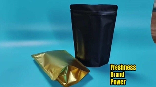 Các nhà sản xuất Trung Quốc in nhiều màu lá nhôm composite túi dây kéo đứng