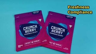 Túi Mylar Ziplock tùy chỉnh được cấp bằng sáng chế của Hoa Kỳ dành cho nhu cầu tuân thủ và độ tươi của cần sa