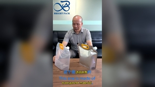 Túi đựng trong suốt dày đặc Túi đựng chất lỏng cấp thực phẩm chống rò rỉ