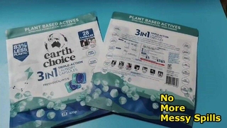 Viên nang giặt chống rò rỉ Túi dây kéo cho nhu cầu lưu trữ gia đình không lộn xộn