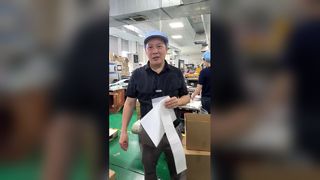 Túi giấy không có nhựa Thủy tinh mờ cho gói lưu trữ quần áo