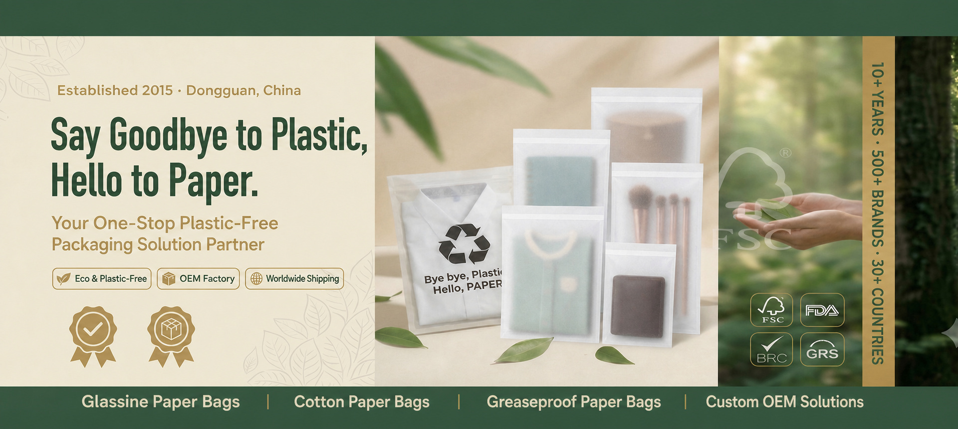 Chất lượng Túi giấy không có nhựa nhà máy sản xuất