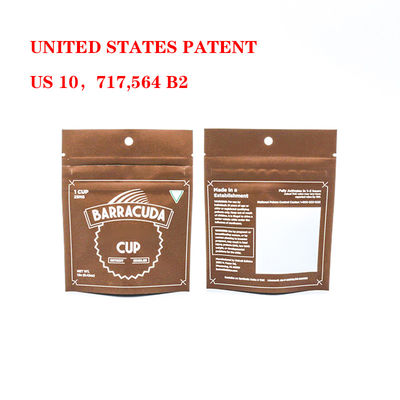 Các túi Mylar chống mùi và chống trẻ em tùy chỉnh với khóa khóa nhựa an toàn cho bao bì thuốc lá