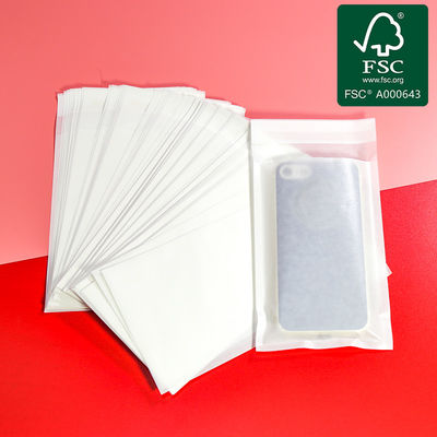 Túi giấy Glassine in tùy chỉnh có niêm phong tự dán