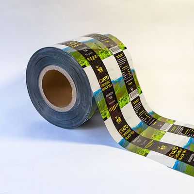 Ống ăn nhôm dẻo tổng hợp cuộn phim in màu trà đồ ăn nhẹ đóng gói tự động cuộn phim