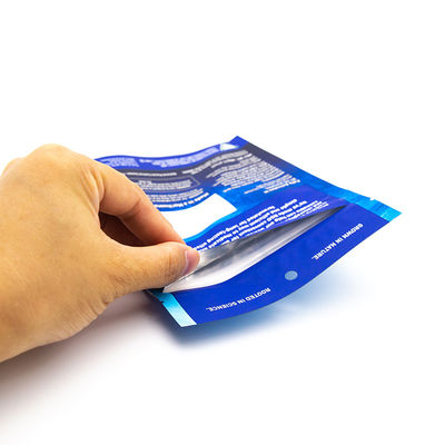 Bao bì ba mặt chống trẻ em Zipper Custom Manufacturer Vmopp + Pet + Pe Plastic Composite Bag