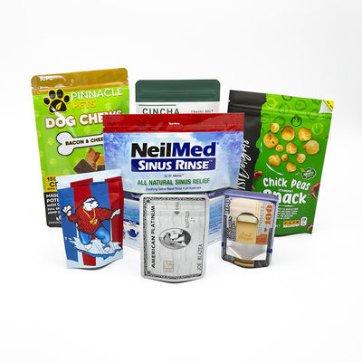 Túi đóng gói thực phẩm bằng nhựa, sản xuất túi niêm phong đứng, túi tổng hợp nhôm