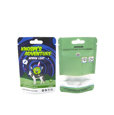 in tùy chỉnh chống trẻ em niêm mạc chống mùi bao bì có thể đóng lại túi Mylar cho thuốc lá cỏ dại bao bì thuốc lá