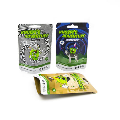 in tùy chỉnh chống trẻ em niêm mạc chống mùi bao bì tái đóng Mylar túi cho thuốc lá cỏ dại thuốc lá