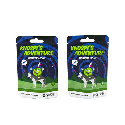 Hộp nhựa Ziplock chống nứt in tấm nhựa Laminated Con bút thuốc lá bao bì túi bánh quy Mylar túi