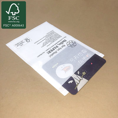 Tùy chỉnh Biodegradable trong suốt trong hàng túi giấy thủy tinh cho quần áo bao bì