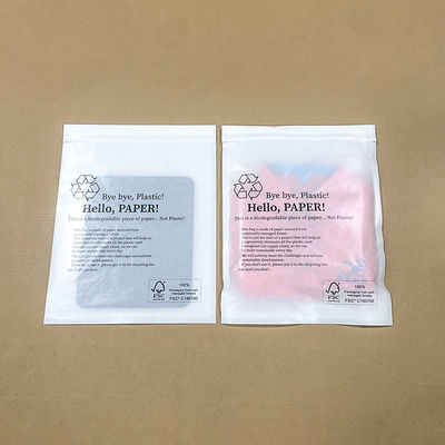 Bao bì giấy sáp thủy tinh nhựa tái chế Biodegradable Subtranslucent với logo của riêng bạn