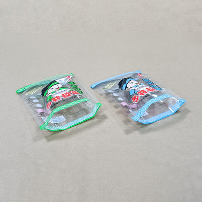 Túi Mylar minh bạch đứng lên pouch cho thực phẩm với zipper