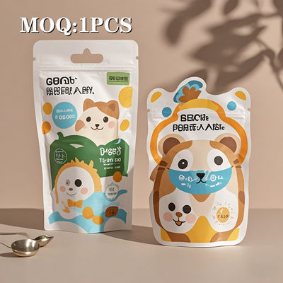 Túi kéo dài Mylar Zipper cho cỏ dại với thiết kế cắt chết